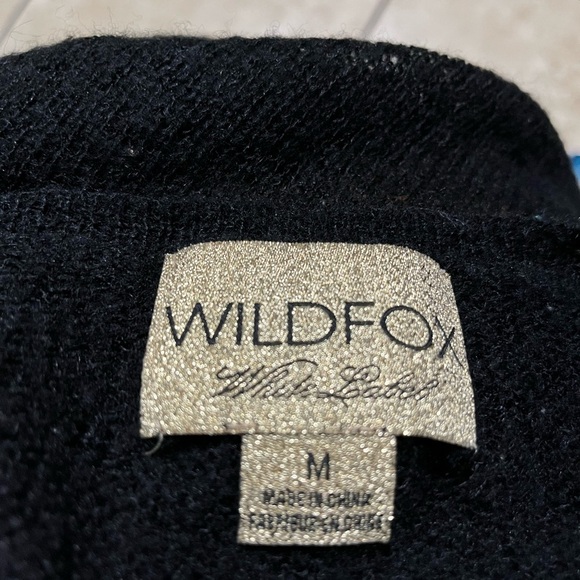 Wildfox Couture White Label Eagle Lennon Sweater Black - Picture 7 of 7